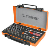 Juego de 45 herramientas std mixtas entrada 1/4" truper..